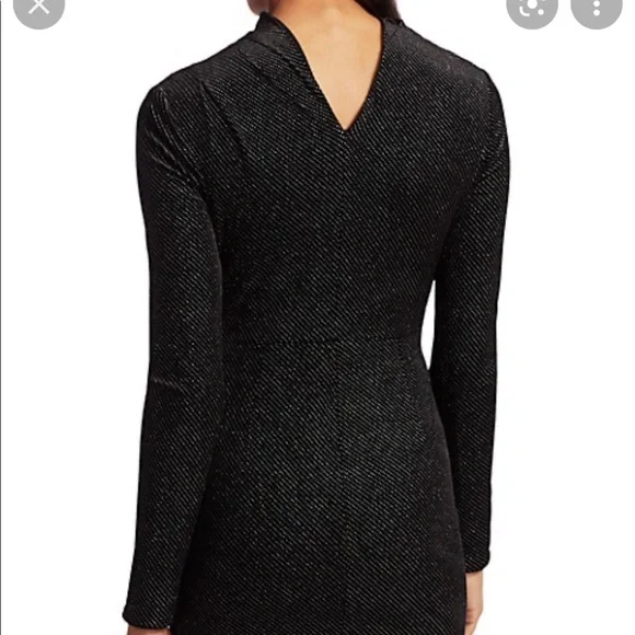 RTA Angel Dust Metallic Velvet Bodycon Dress - Picture 5 of 11